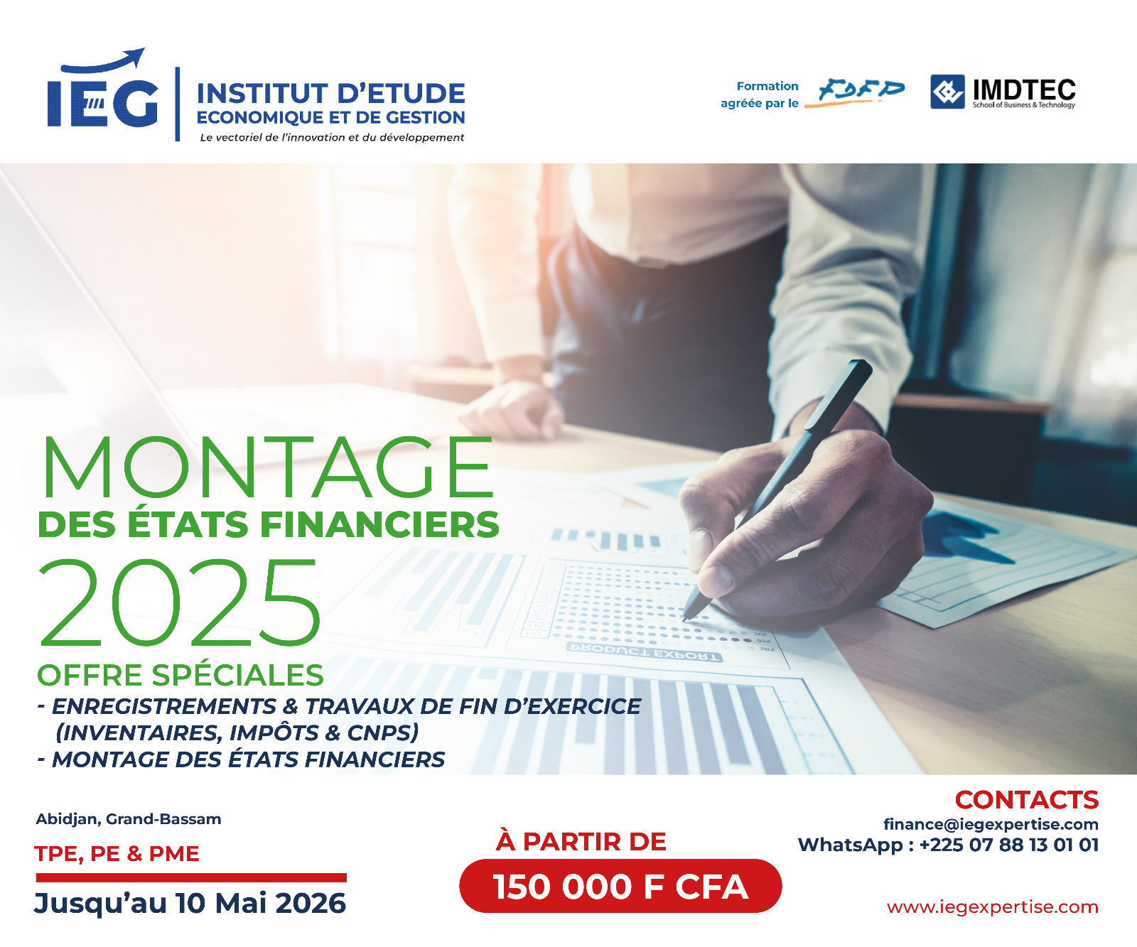  Offre Spéciale Montage des États Financiers 