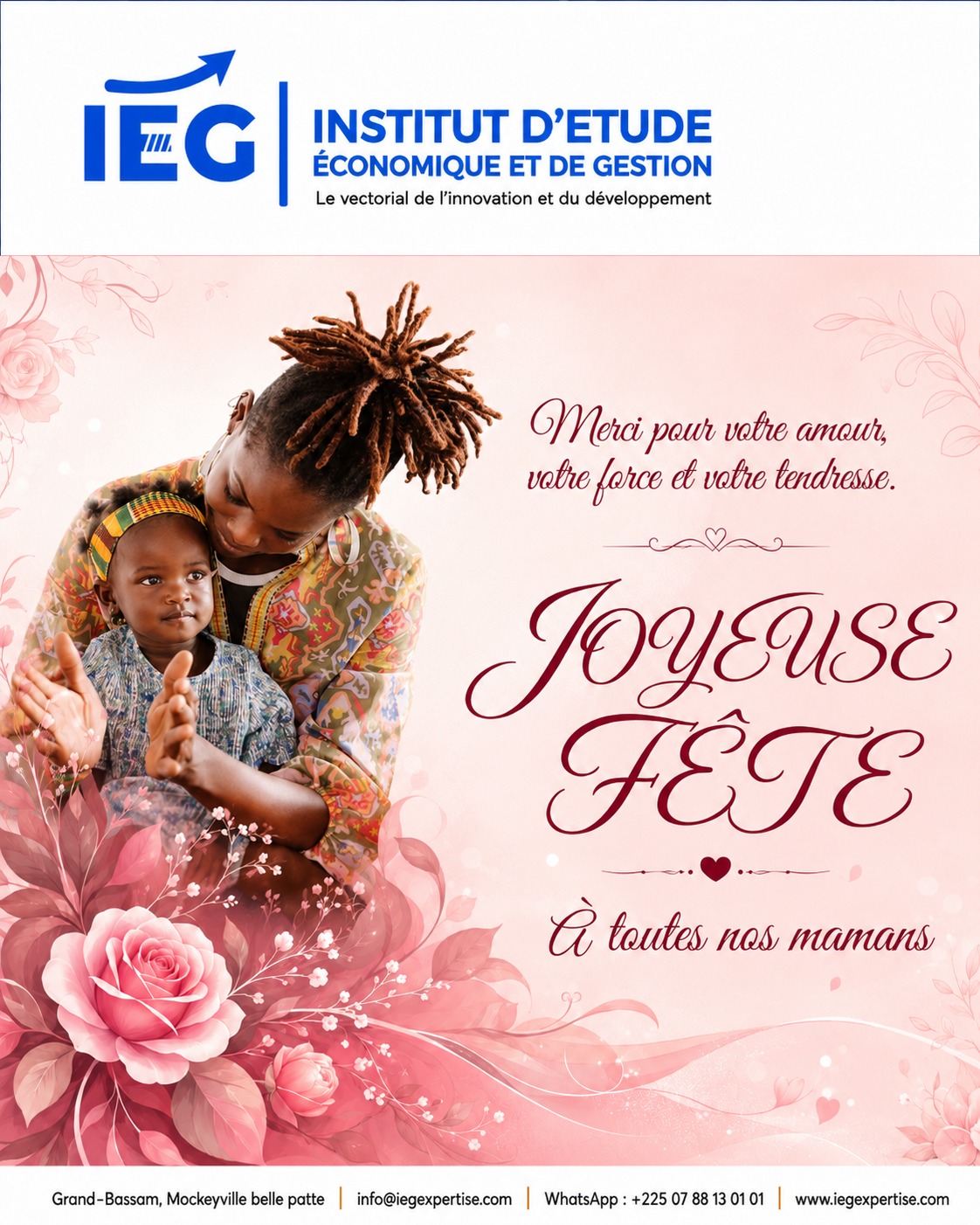 Joyeux fêtes des mères à toutes nos mamans 